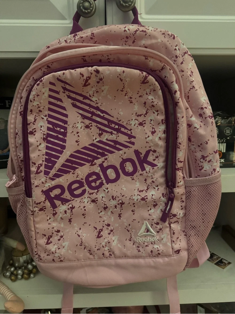 Reebok Light Pink Interior Backpack